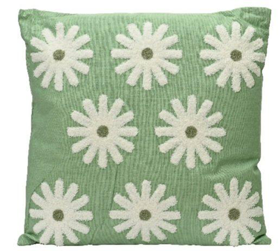 Cushion green big flower, , medium