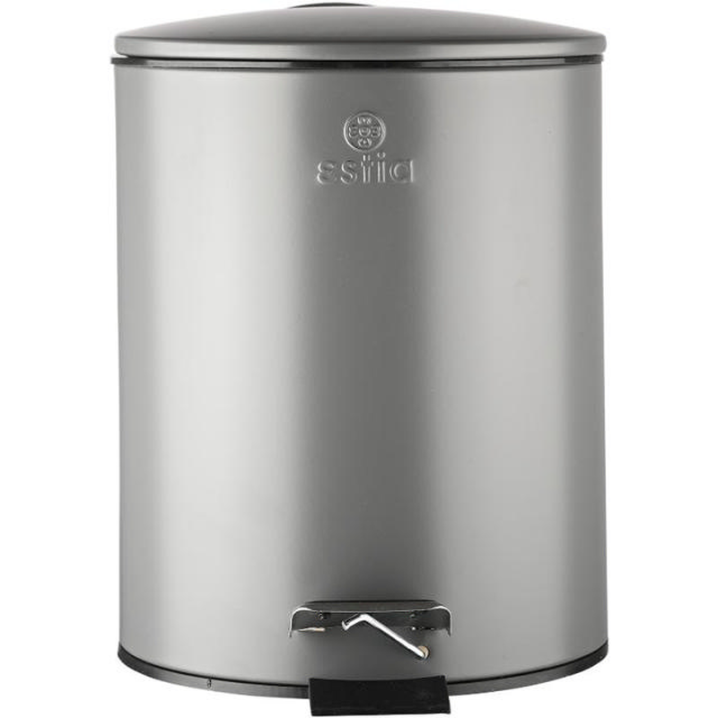 Estia pedal bin 5l - grey mat, , medium-null