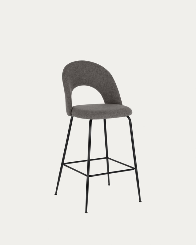 Mahalia bar stool light grey image number null