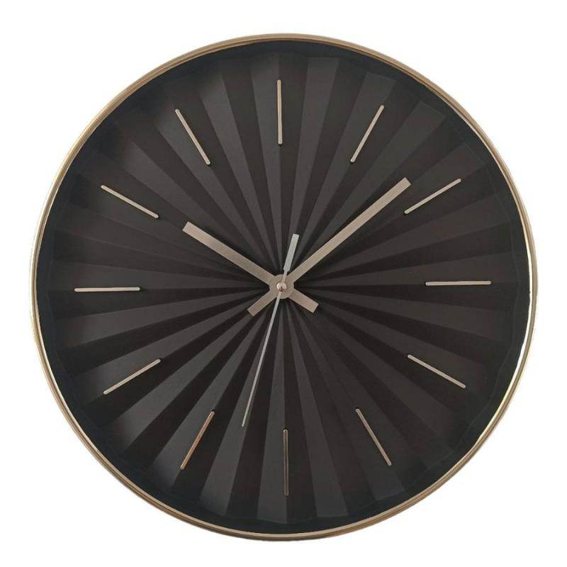 Plastic wall clock 30cm - diamοnd/silver, , medium image number null