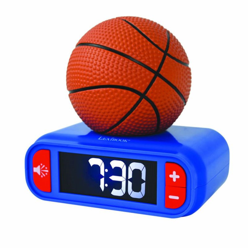 Lexibook digital basketball clock with light and sound &ndash; lcd display and melodies rl800ba, , medium-null