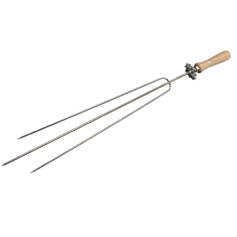 Triple skewer for sheftalia with gear 60cm-null