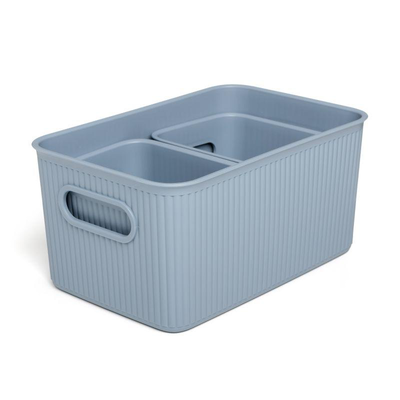 Tatay set 3 storage baskets 5l + 2x1.5l baobab - blue mist, , medium
