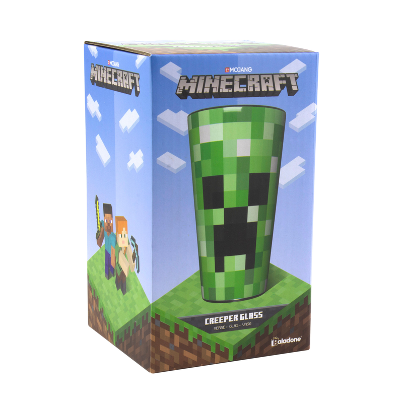 Paladone minecraft creeper glass, , medium-null