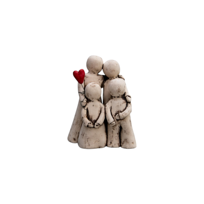 Love stories - Family of Four, Oxides, medium