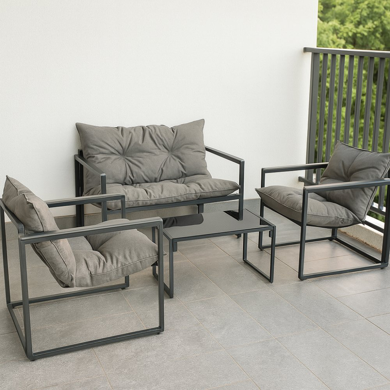 Product image: Bormann elite bali σετ έπιπλο κήπου με 2 πολυθρόνες, καναπέ και τραπεζάκι, , medium-null