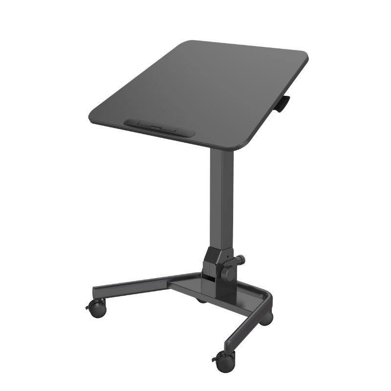 Superoffice γραφειο για λαπτοπ με τροχακια - μαυρο, , medium-null