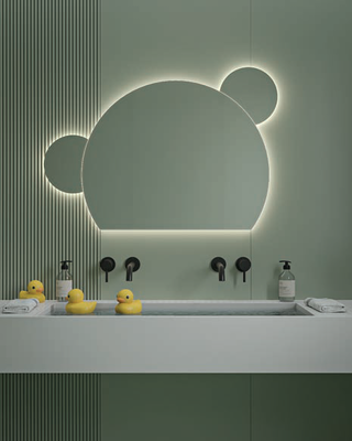 Bear 100x70cm mirror, , medium
