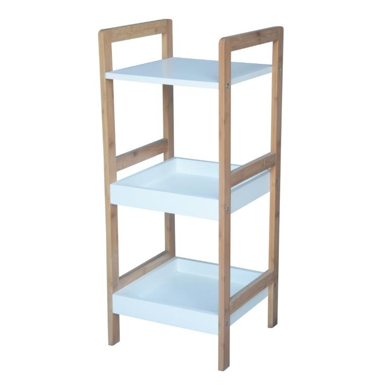 London 3 tier shelf mdf+bamboo, , medium-null