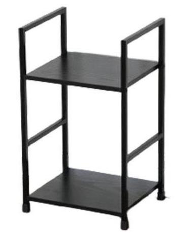 Algeria 2 tier shelf - black, , medium-null