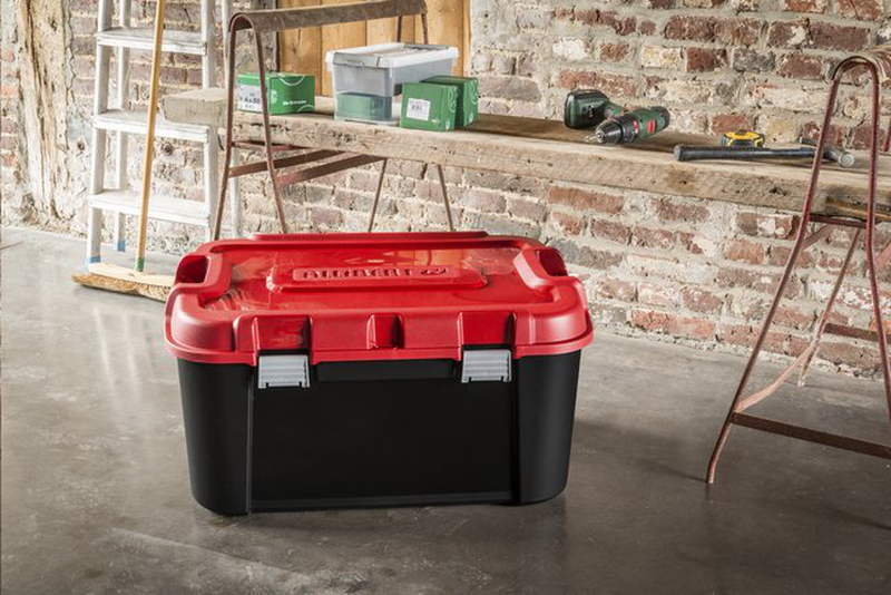 Curver allibert totem trunk 140l black, , medium image number null