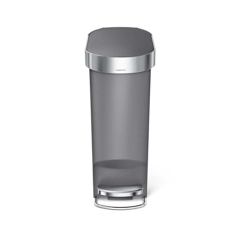 Simplehuman slim pedal bin 40l - grey, , medium image number null