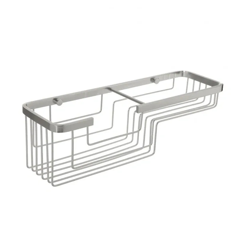 Rectangular storage basket aluminium image number null