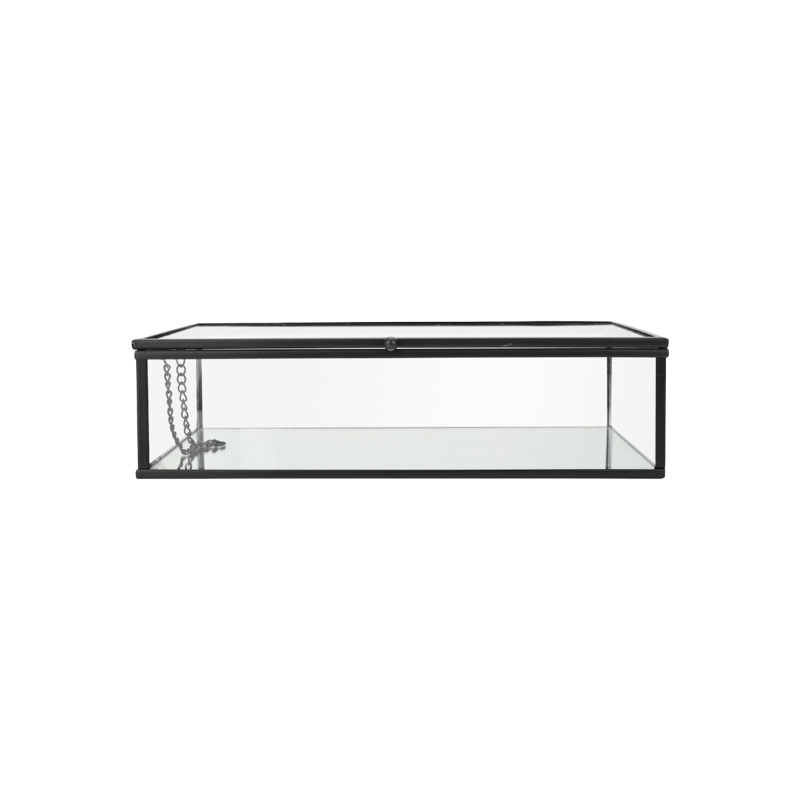 Estia organizer box with mirror - black, , medium-null