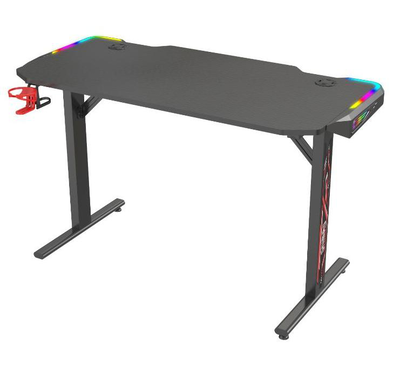 Superoffice pluto led gaming desk - black, , medium