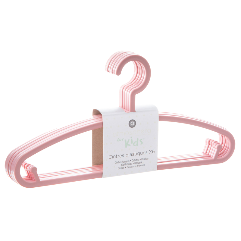 Product image: Atmosphera kids hanger set6 pink, , medium-null