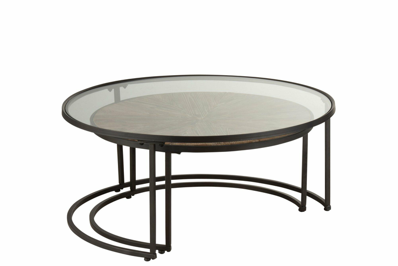 Product image: Coffee table round set of 2, , medium-null