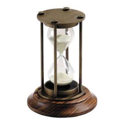 Silver 30 minute hourglass, , medium