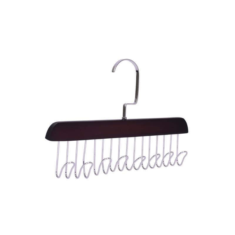 Wooden belt hanger - natural wood color, , medium-null