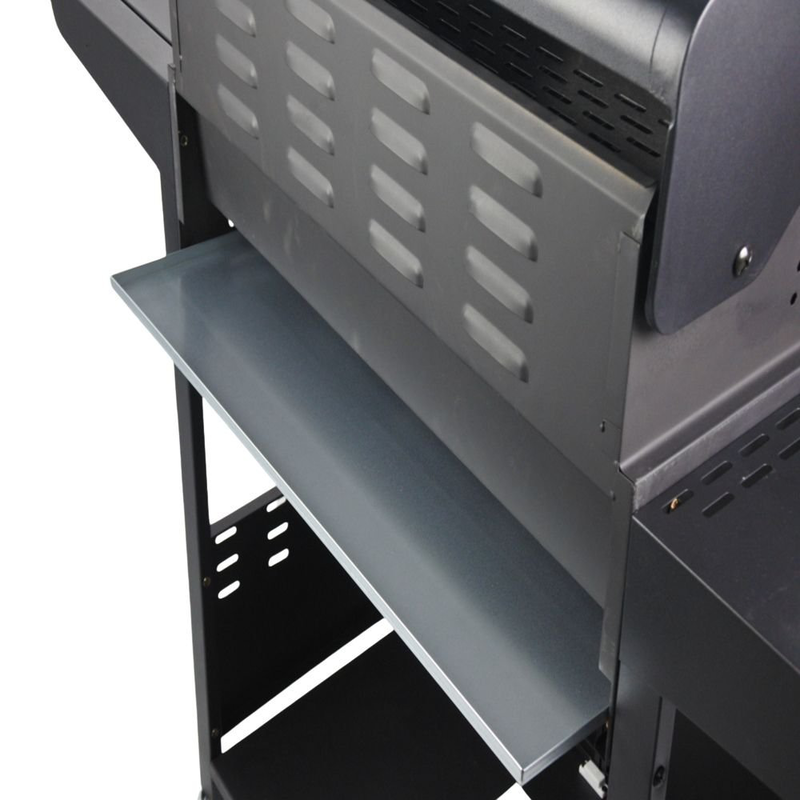 Product image: Bormann bbq3100 ψησταριά υγραερίου 3+1 καυστήρων με μαντεμένια σχάρα & ντουλάπι αποθήκευσης, , medium-null