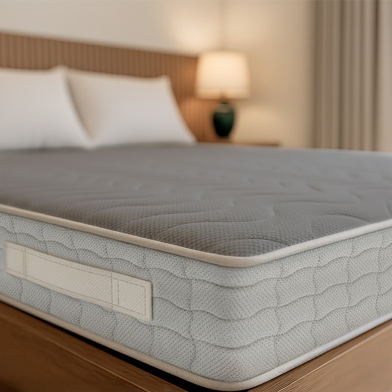 Double mattress 180 x 200 cm viscoelastic foam with 9 zones height 25 cm orthopedic breathable hypoallergenic anti-mite and antibacterial cover medical product class 1-null