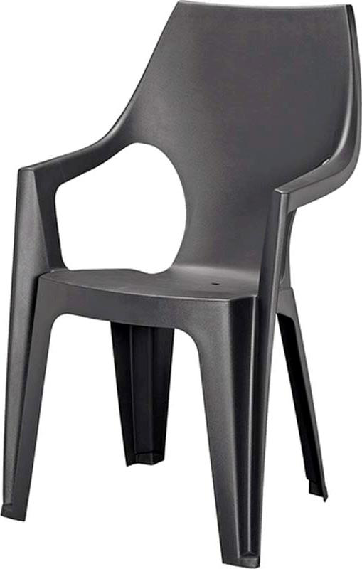 Keter dante outdoor chair  57x57x89cm - anthracite, , medium image number null