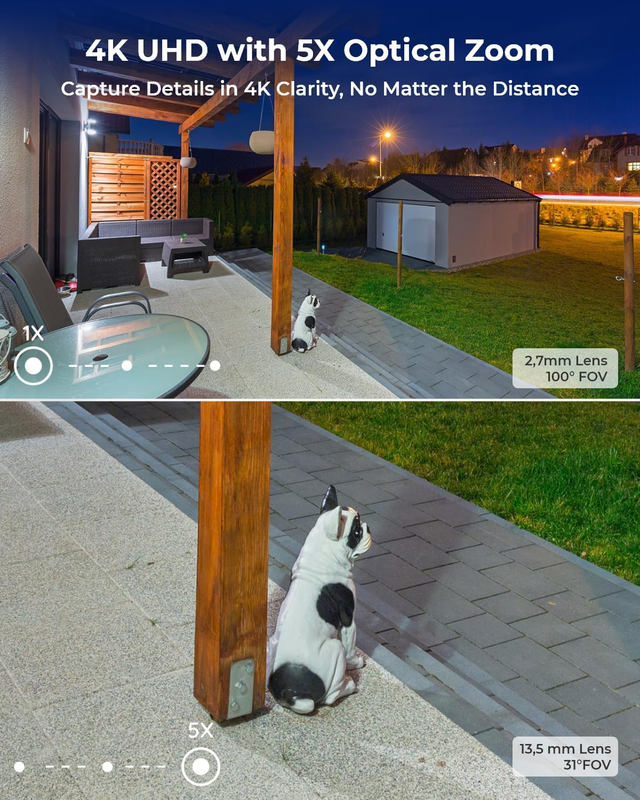 Product image: Reolink Wi-Fi outdoor camera 8mp 5x optical zoom rlc-811wa, , medium-null