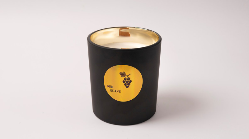 Soy scented  candle | 400gr | Red Grape-null