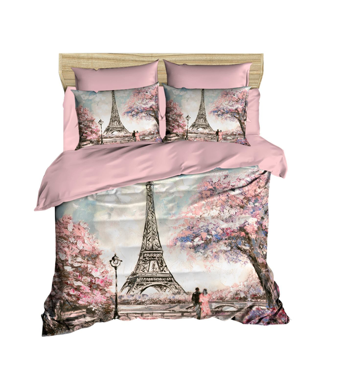 Children eiffel tower single duvet cover set duvet cover bed sheet | pillow case 2, , medium-null