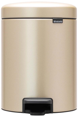Brabantia new icon pedal bin 5l - champange, , medium