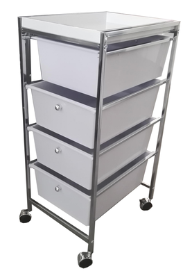 Storage trolley 32x40x75cm 4 drawers, , medium