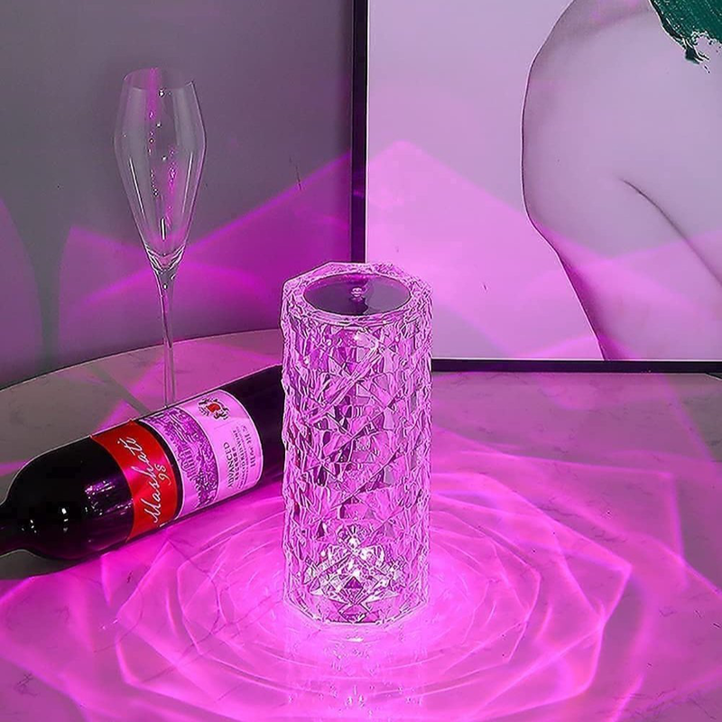 Aerbes rechargeable rgb led table lamp with touch sensor &ndash; adjustable brightness & USB-c charging, , medium-null