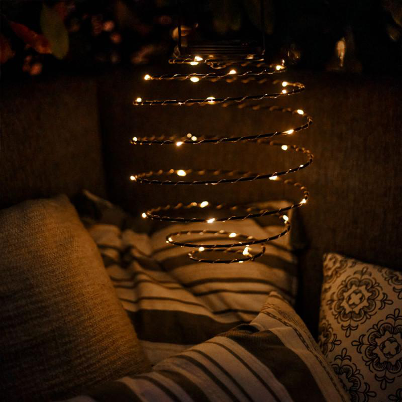 Xanlite spiral light 22.5cm  35led - black, , medium-null