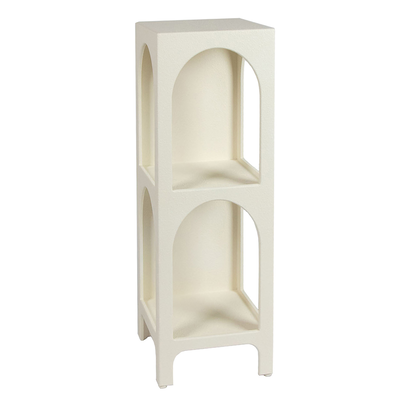 Wooden white shelf