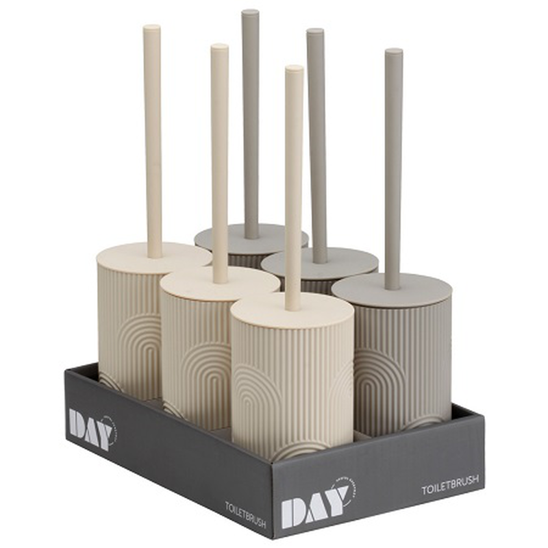 Day plastic toilet brush 9.5x36cm 076630 (1pc random selection of color), , medium-null