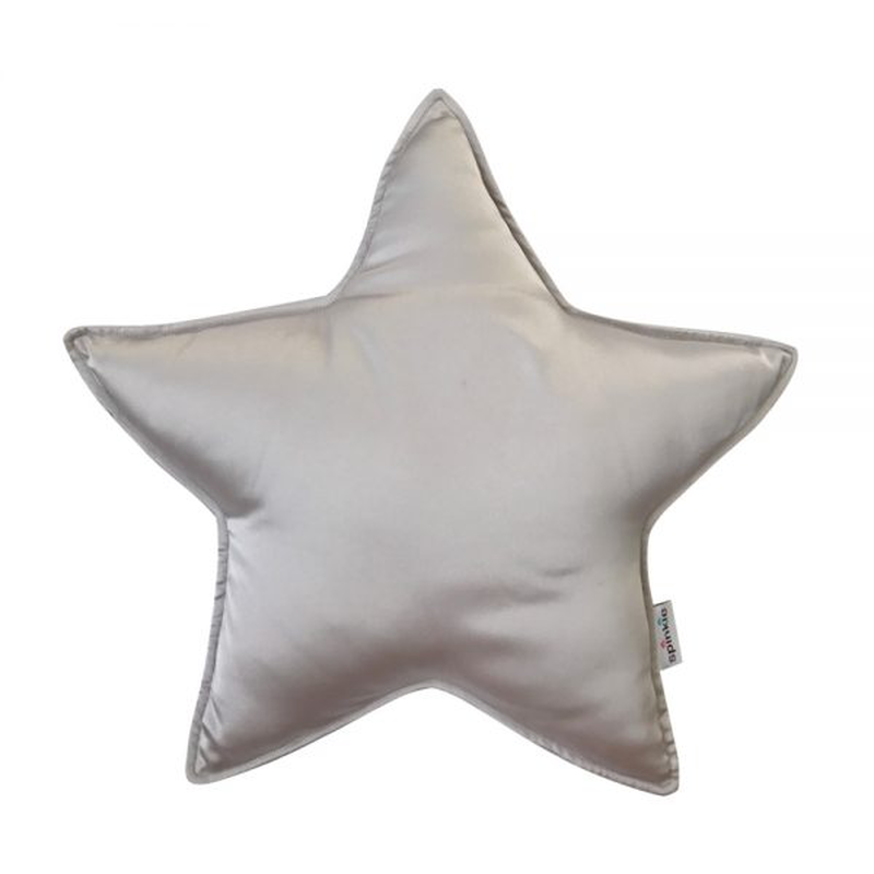 Product image: Spinkie charmeuse star pillow - oyster, , medium-null