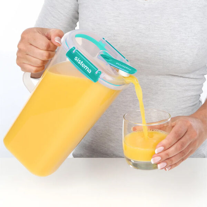 Sistema klip it plus minty teal juice jug 2l (4)-null