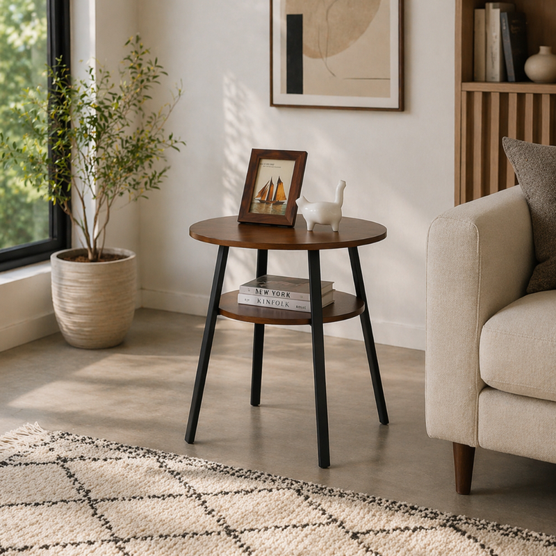 &Sigma;&tau;&rho;&omicron;&gamma;&gamma;&upsilon;&lambda;ό side table &sigma;&alpha;&lambda;&omicron;&nu;&iota;&omicron;ύ &mu;&epsilon; &rho;ά&phi;&iota;, , medium-null