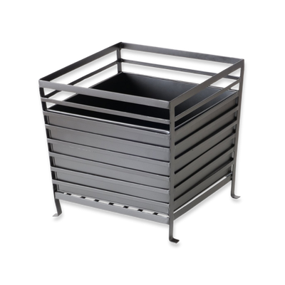Boltze iron black fire basket 40x40cm