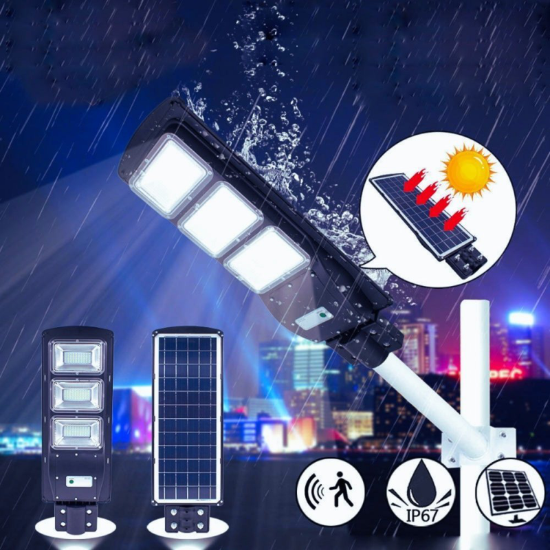 Ηλιακός προβολέας για εξωτερικό χώρο solar light 90w, , medium-null