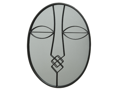 Mirror face black, , medium