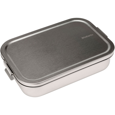 Brabantia lunch box 2l - matte silver, , medium