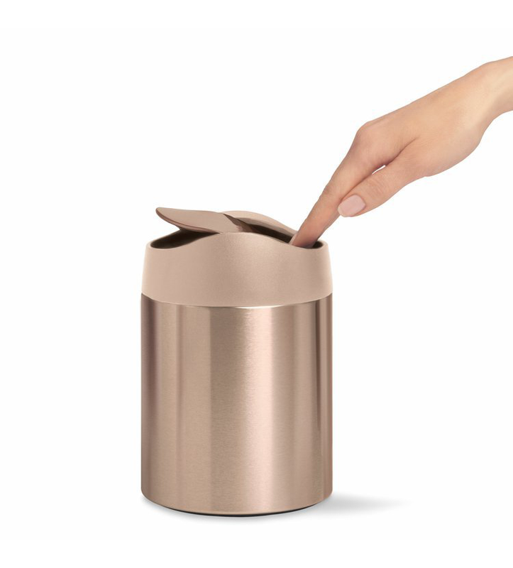 Simplehuman mini bin 1.5l - rose gold, , medium image number null