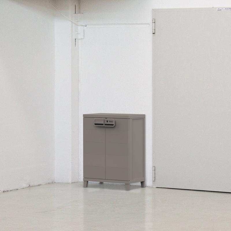 Toomax smart cabinet with 1 shelf 66x40x88cm - grey, , medium-null