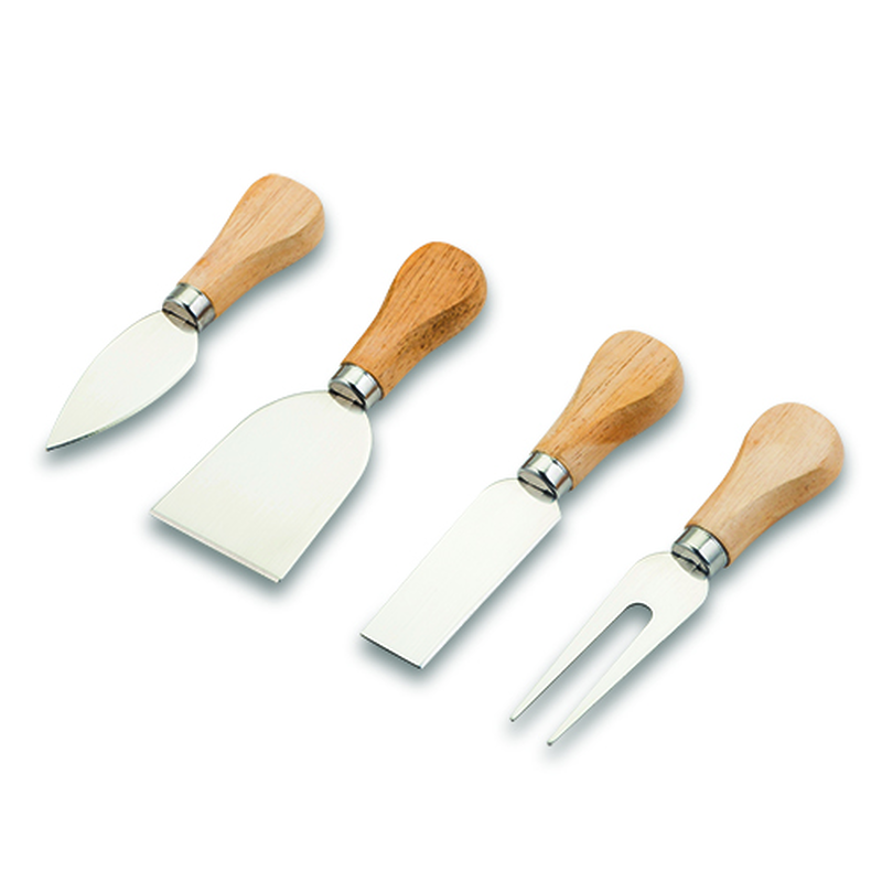 Product image: Nava terrestrial stainless steel cheese knives set of 4pcs-null