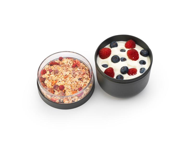 Brabantia make & take bowl 0.5l dark grey, , medium-null