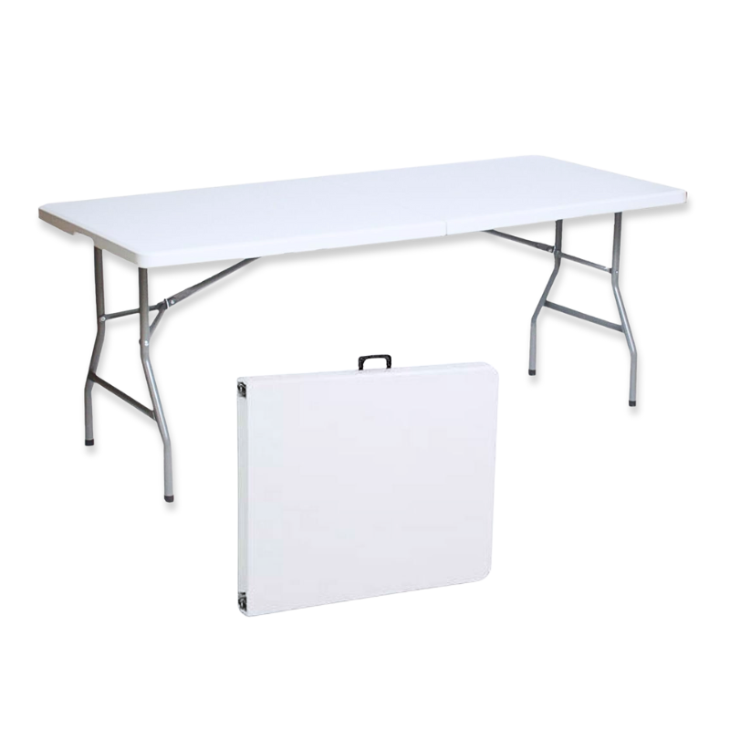 Plastic folding table pp 74x180cm, , medium-null