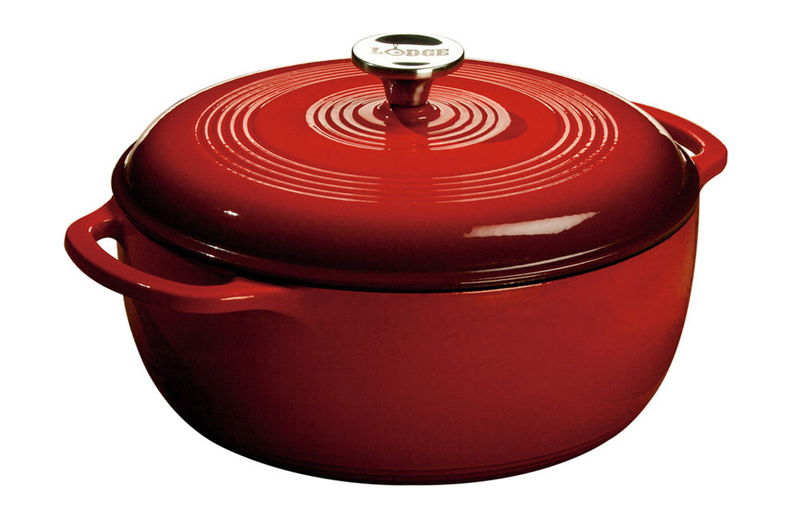Lodge dutch oven red with loop handles (5,68lt), , medium image number null
