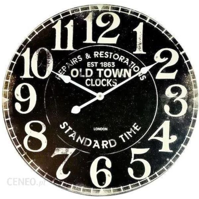 Retro wall clock 60cm