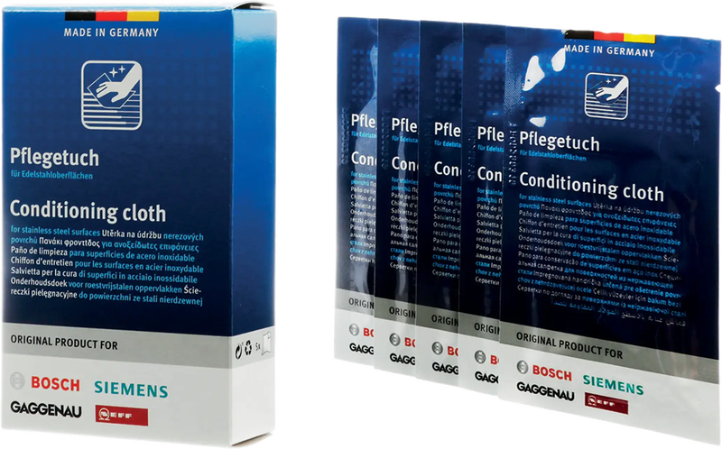 Bosch care cloths for inox surfaces 00312007, , medium-null